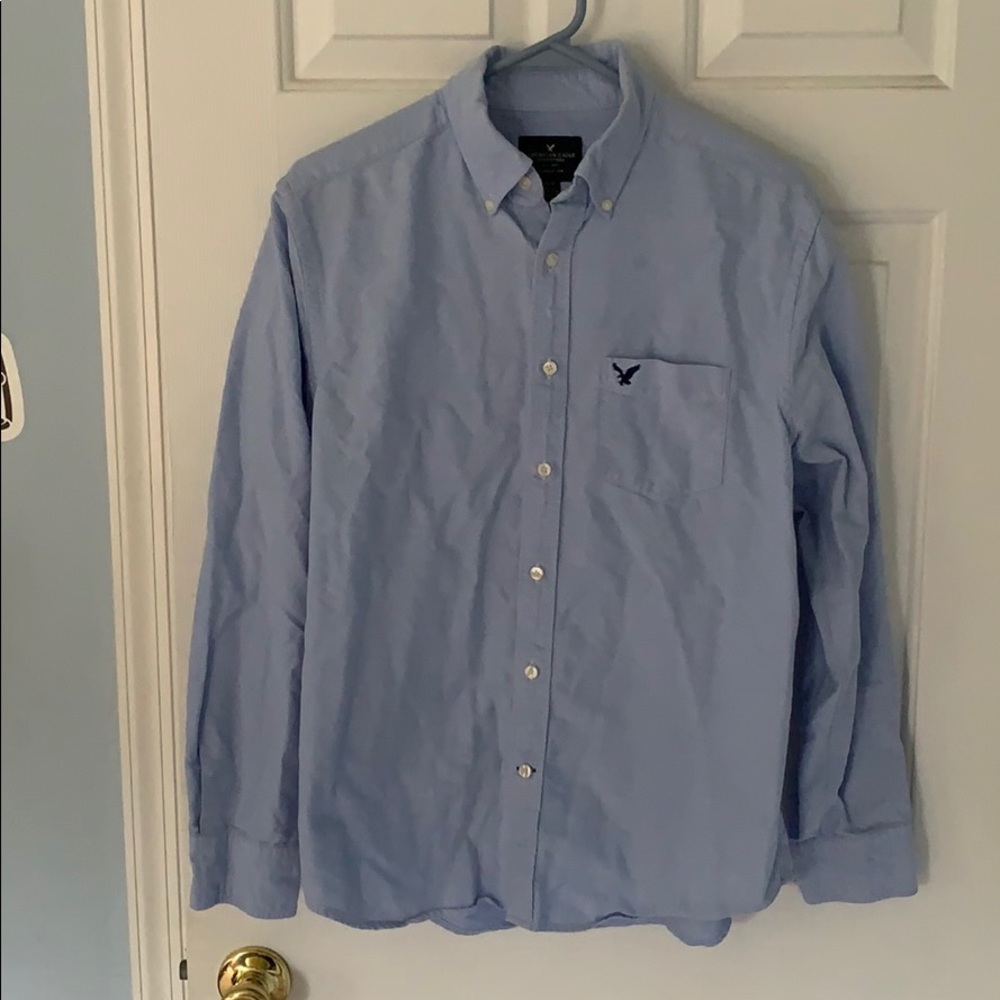 AEO “Classic Fit” Long Sleeve Button-Down
